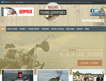 Tablet Screenshot of niagarafishingadventures.com